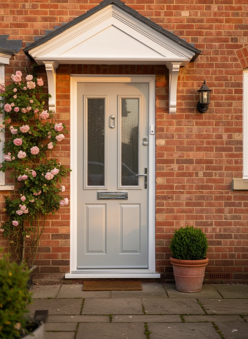 Modern Light Grey Door